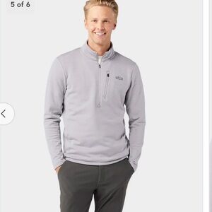 Stio Glide Power Stretch Half Zip Men’s XL Alloy Heather